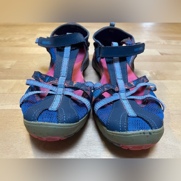 Merrell Other - Merrell Hydro Monarch Sandal Velcro Adjustable Strap Outdoor 7M Big Girl Shoe